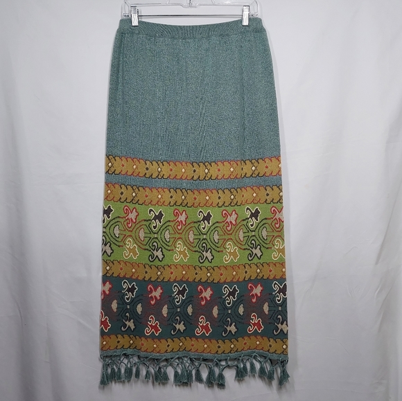 Double D Ranch Knit Maxi Skirt M - Picture 3 of 5